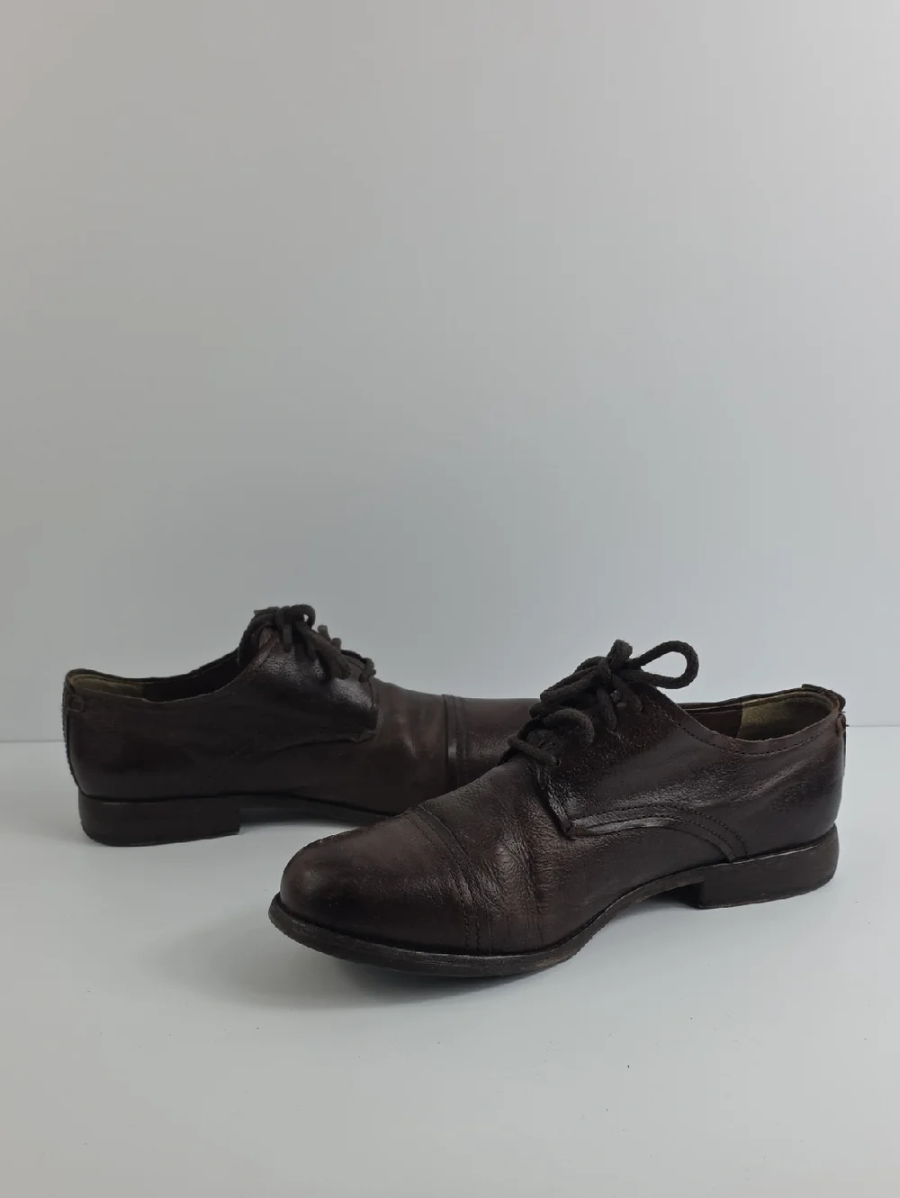 Frye Johnny‎ Brown Leather Men's Oxford Shoes Size 11.5